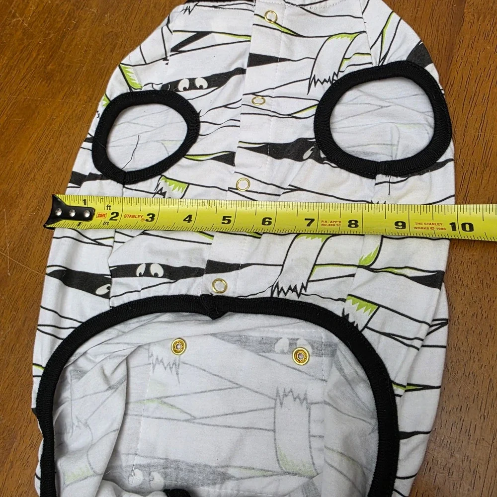 Thrills & Chills Dog Pajamas Mummy Costume Halloween Pet‎ Apparel Medium